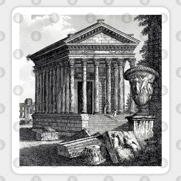 Gods Temple of Olympus in Rome Mythology Sticker by Marccelus